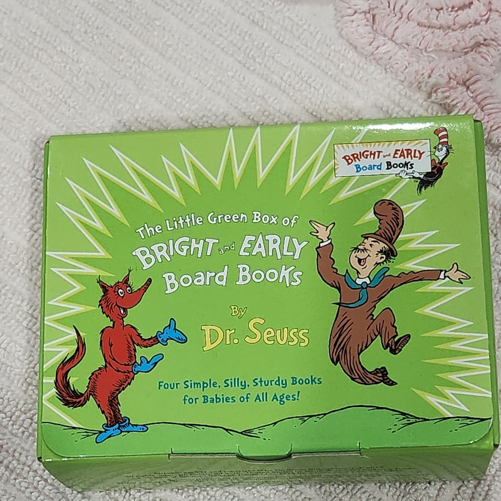 Dr. Seuss' The Little Green Box of Bright and Early Board Books, Set of 4